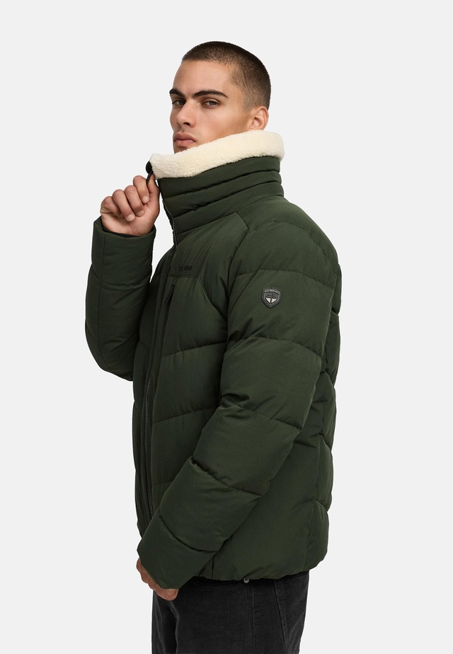 Stone Harbour Steppjacke »Ansello XX« ohne Kapuze Gesteppte Herrenjacke mit Teddy-Kunstfell-Kragen