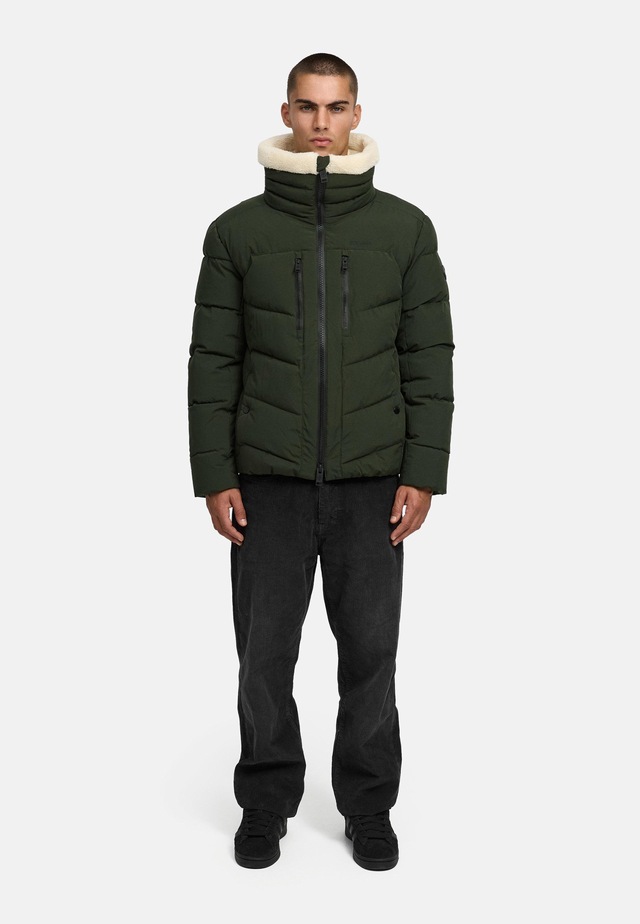 Stone Harbour Steppjacke »Ansello XX« ohne Kapuze Gesteppte Herrenjacke mit Teddy-Kunstfell-Kragen