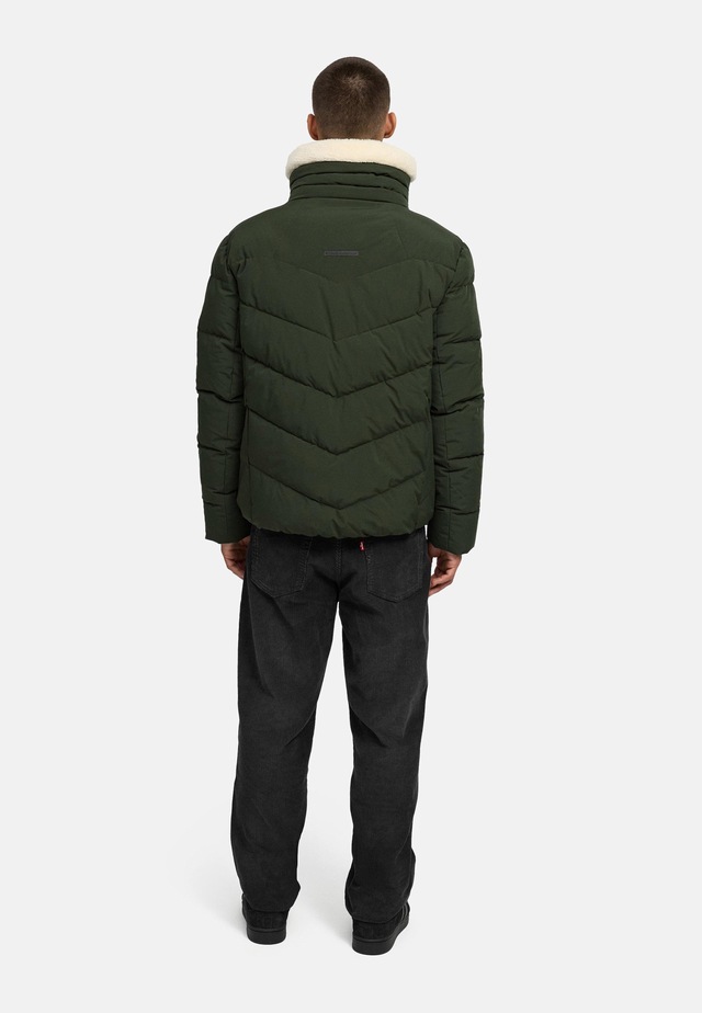 Stone Harbour Steppjacke »Ansello XX« ohne Kapuze Gesteppte Herrenjacke mit Teddy-Kunstfell-Kragen