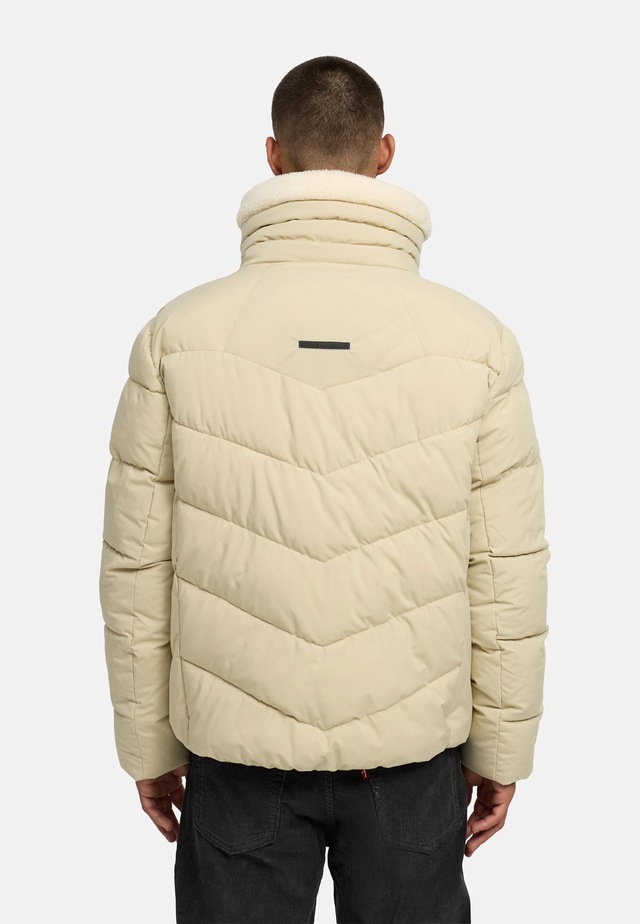 Stone Harbour Steppjacke »Ansello XX« ohne Kapuze Gesteppte Herrenjacke mit Teddy-Kunstfell-Kragen