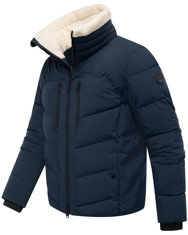 Stone Harbour Steppjacke »Ansello XX« ohne Kapuze Gesteppte Herrenjacke mit Teddy-Kunstfell-Kragen