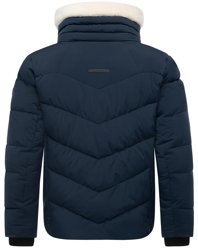 Stone Harbour Steppjacke »Ansello XX« ohne Kapuze Gesteppte Herrenjacke mit Teddy-Kunstfell-Kragen
