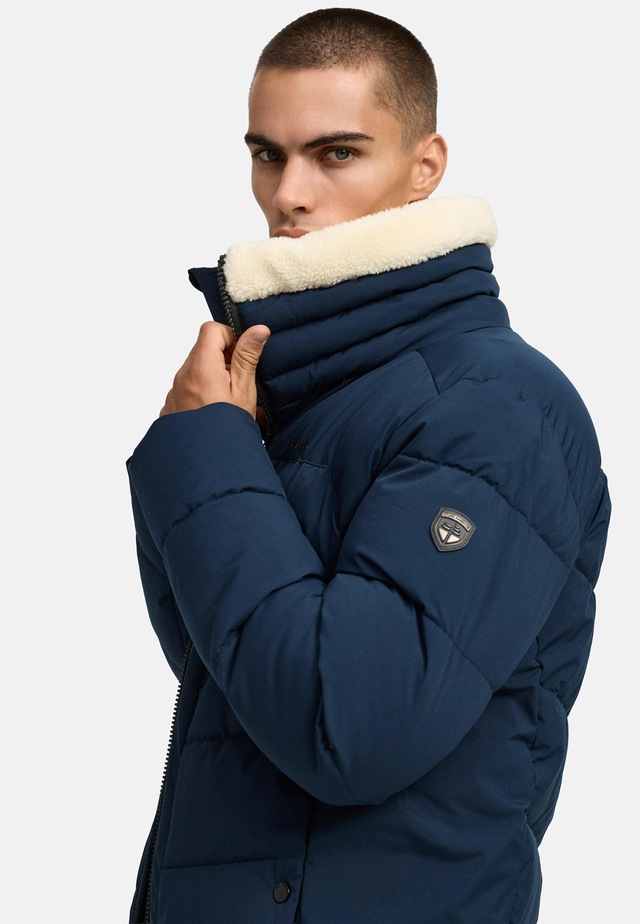 Stone Harbour Steppjacke »Ansello XX« ohne Kapuze Gesteppte Herrenjacke mit Teddy-Kunstfell-Kragen