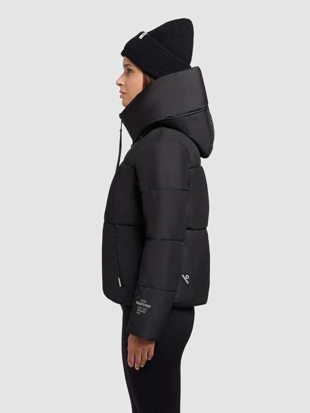 khujo Steppjacke »Audrey Matt« mit Kapuze Warme Winterjacke mit verstellbarer Kapuze