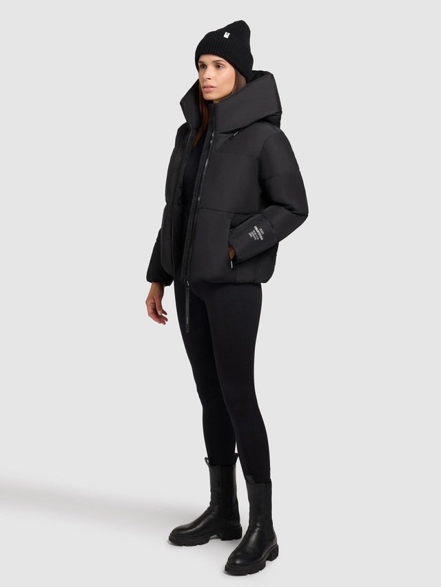 khujo Steppjacke »Audrey Matt« mit Kapuze Warme Winterjacke mit verstellbarer Kapuze
