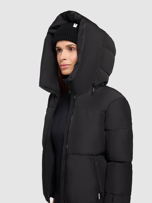 khujo Steppjacke »Audrey Matt« mit Kapuze Warme Winterjacke mit verstellbarer Kapuze