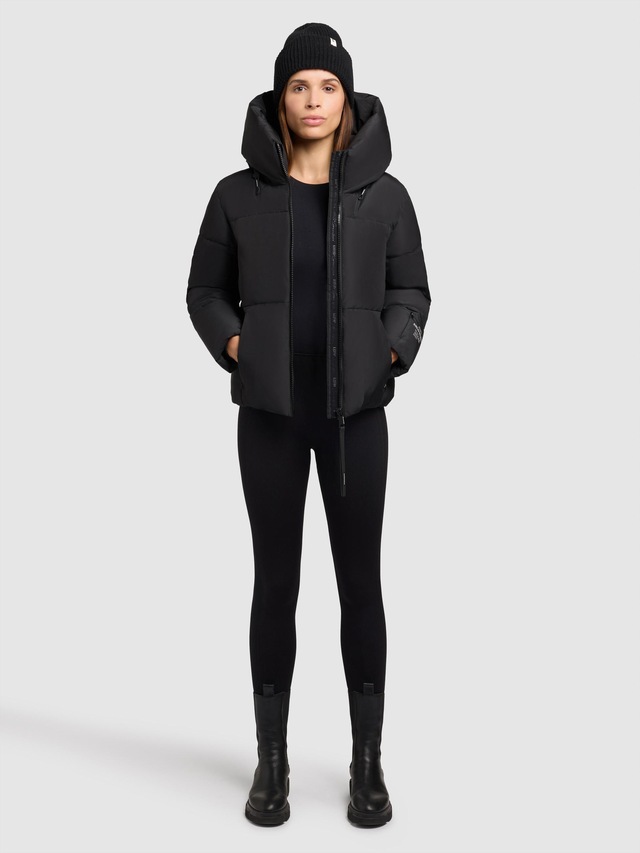 khujo Steppjacke »Audrey Matt« mit Kapuze Warme Winterjacke mit verstellbarer Kapuze