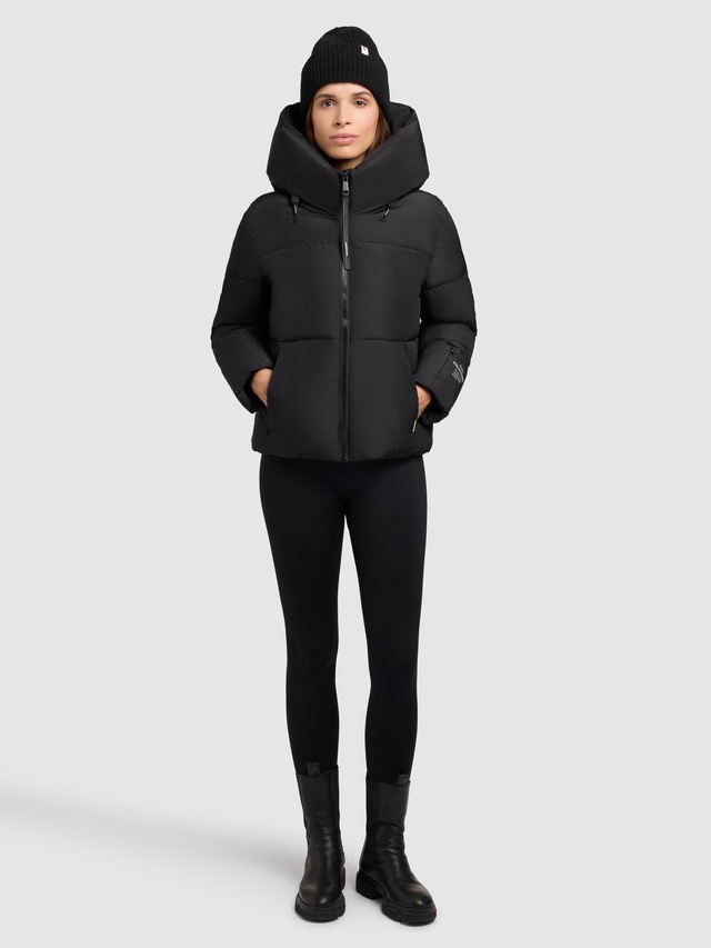 khujo Steppjacke »Audrey Matt« mit Kapuze Warme Winterjacke mit verstellbarer Kapuze