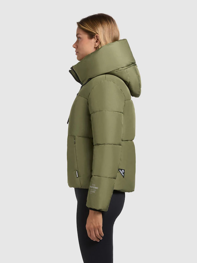 khujo Steppjacke »Audrey Matt« mit Kapuze Warme Winterjacke mit verstellbarer Kapuze