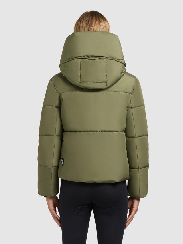 khujo Steppjacke »Audrey Matt« mit Kapuze Warme Winterjacke mit verstellbarer Kapuze