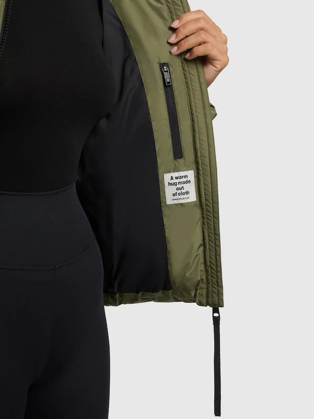 khujo Steppjacke »Audrey Matt« mit Kapuze Warme Winterjacke mit verstellbarer Kapuze