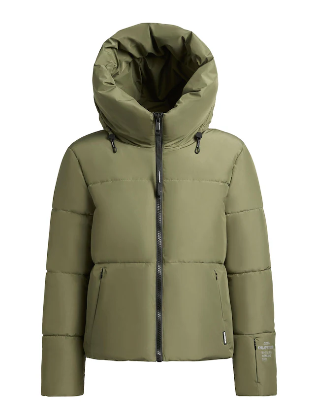 khujo Steppjacke »Audrey Matt« mit Kapuze Warme Winterjacke mit verstellbarer Kapuze