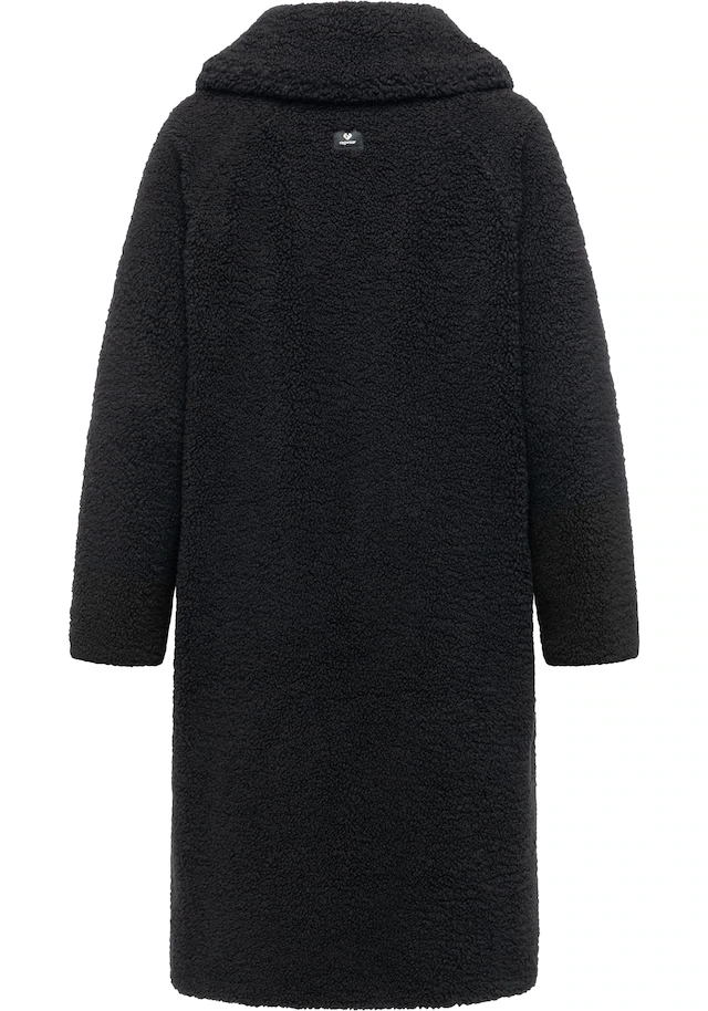 Ragwear Fellimitatmantel »Tedyco YOUMODO« flauschige Übergangsjacke aus kuscheligem Teddyfleece