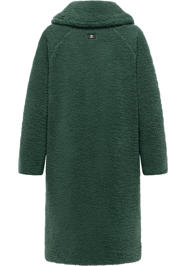 Ragwear Fellimitatmantel »Tedyco YOUMODO« flauschige Übergangsjacke aus kuscheligem Teddyfleece