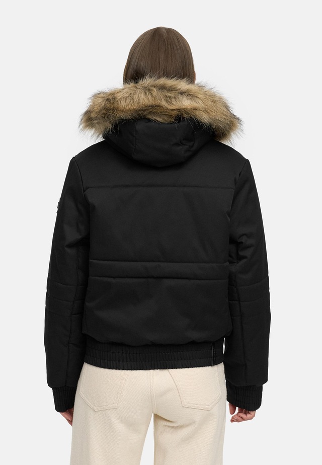 Ragwear Winterjacke »Deluxia YOUMODO« mit Kapuze modische Damen Bomberjacke mit Kunstfell
