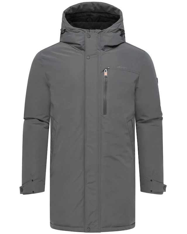 Stone Harbour Wintermantel »Phinoo XX« Warmer Herren Winterparka mit gefütterter Kapuze