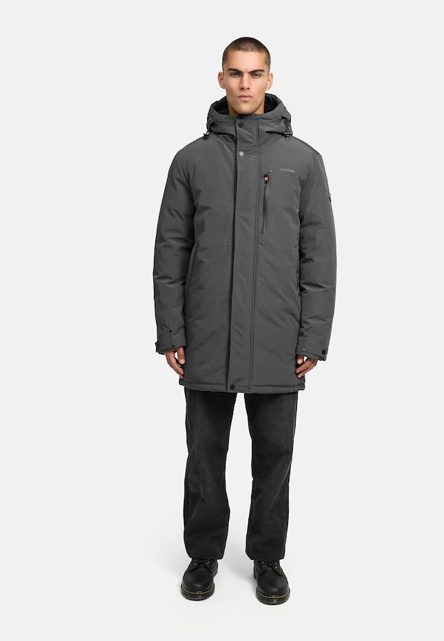 Stone Harbour Wintermantel »Phinoo XX« Warmer Herren Winterparka mit gefütterter Kapuze