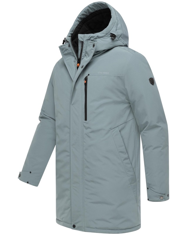 Stone Harbour Wintermantel »Phinoo XX« Warmer Herren Winterparka mit gefütterter Kapuze