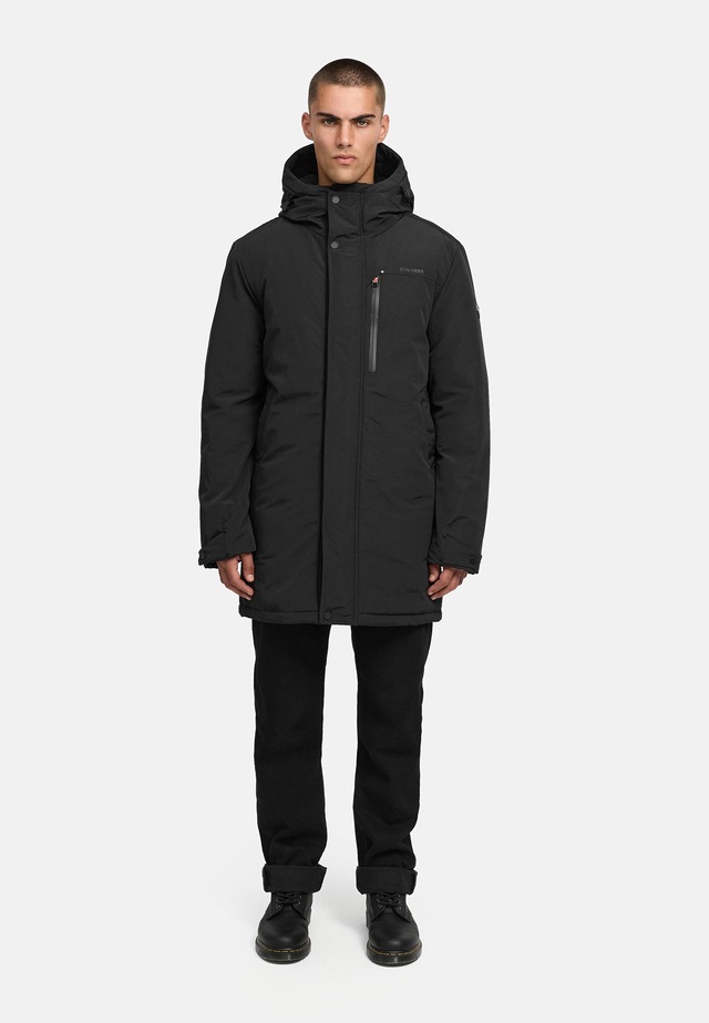 Stone Harbour Wintermantel »Phinoo XX« Warmer Herren Winterparka mit gefütterter Kapuze