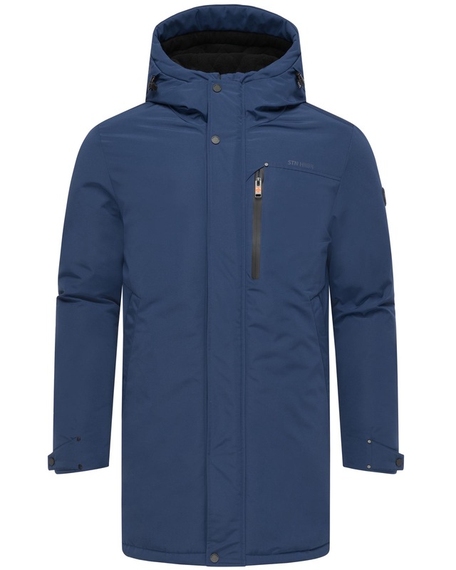 Stone Harbour Wintermantel »Phinoo XX« Warmer Herren Winterparka mit gefütterter Kapuze