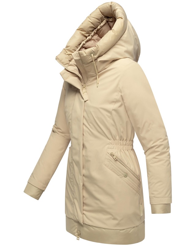Navahoo Wintermantel »Winterprinzessin 14« Warmer Mantel mit magnetischer Abdeckleiste