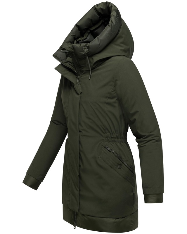 Navahoo Wintermantel »Winterprinzessin 14« Warmer Mantel mit magnetischer Abdeckleiste