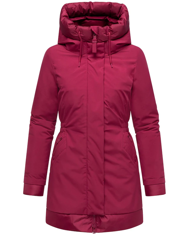 Navahoo Wintermantel »Winterprinzessin 14« Warmer Mantel mit magnetischer Abdeckleiste