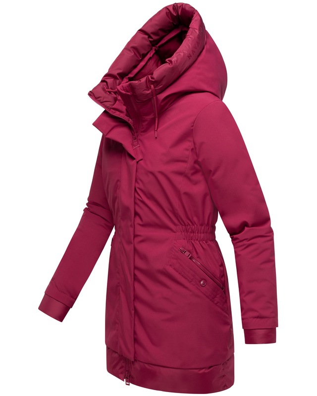 Navahoo Wintermantel »Winterprinzessin 14« Warmer Mantel mit magnetischer Abdeckleiste