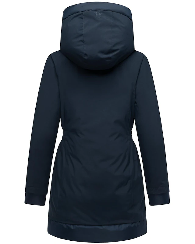 Navahoo Wintermantel »Winterprinzessin 14« Warmer Mantel mit magnetischer Abdeckleiste