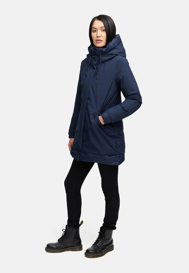 Navahoo Wintermantel »Winterprinzessin 14« Warmer Mantel mit magnetischer Abdeckleiste