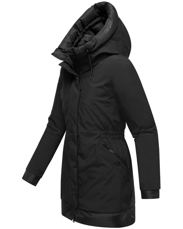 Navahoo Wintermantel »Winterprinzessin 14« Warmer Mantel mit magnetischer Abdeckleiste