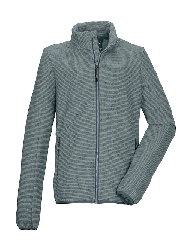 Killtec Fleecejacke »KOW 215 GRLS KNTFLC JCKT« Strickfleecejacke für Kids, Kinnschutz, Zipper-Taschen