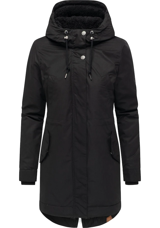 Ragwear Kurzmantel »Cannas YOUMODO« Kurzer Damen Mantel mit verstellbarer Kapuze