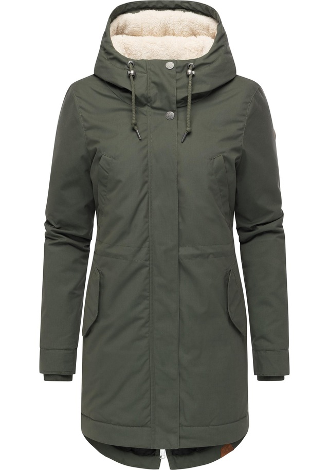 Ragwear Kurzmantel »Cannas YOUMODO« Kurzer Damen Mantel mit verstellbarer Kapuze