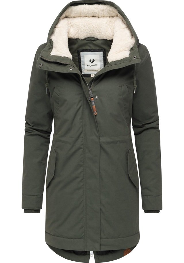 Ragwear Kurzmantel »Cannas YOUMODO« Kurzer Damen Mantel mit verstellbarer Kapuze