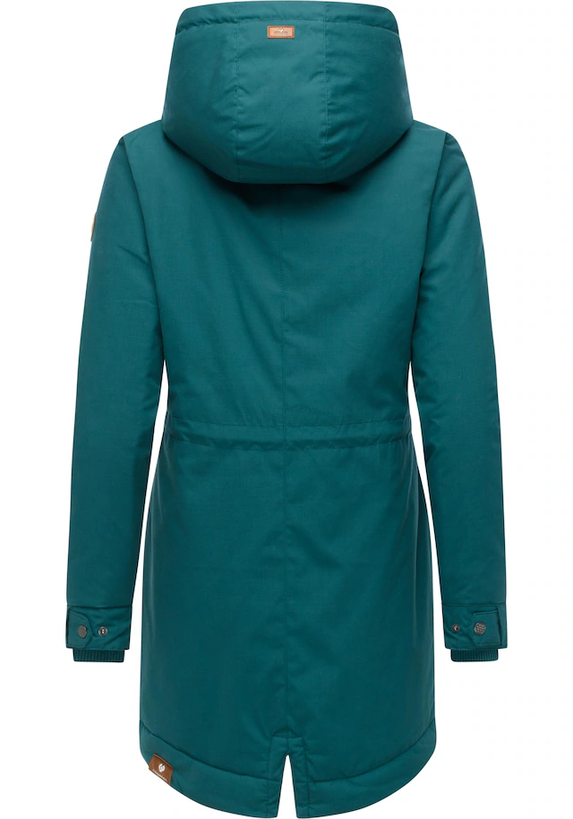 Ragwear Kurzmantel »Cannas YOUMODO« Kurzer Damen Mantel mit verstellbarer Kapuze