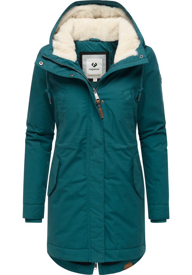 Ragwear Kurzmantel »Cannas YOUMODO« Kurzer Damen Mantel mit verstellbarer Kapuze