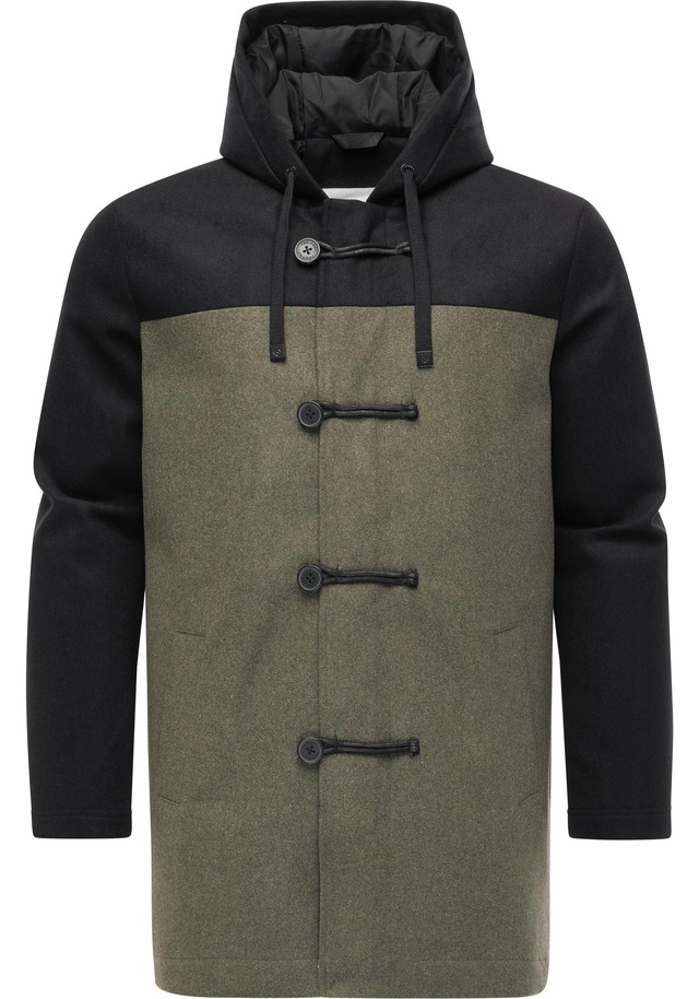 Ragwear Dufflecoat »Dorvan YOUMODO« Funktionaler Herren Fleece-Mantel