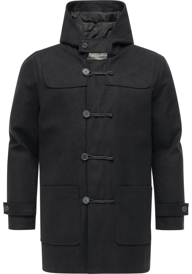 Ragwear Dufflecoat »Duffie YOUMODO« Funktionaler Herren Mantel in Wolloptik