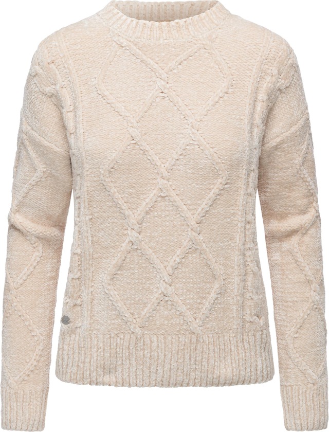 Ragwear Strickpullover »Jannina« Gestrickter gemusterter Pullover