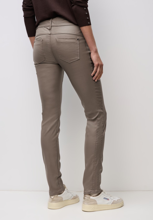 STREET ONE Lederimitathose mit Coating