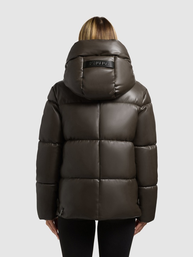 khujo Lederimitatjacke »AURORA« mit Kapuze