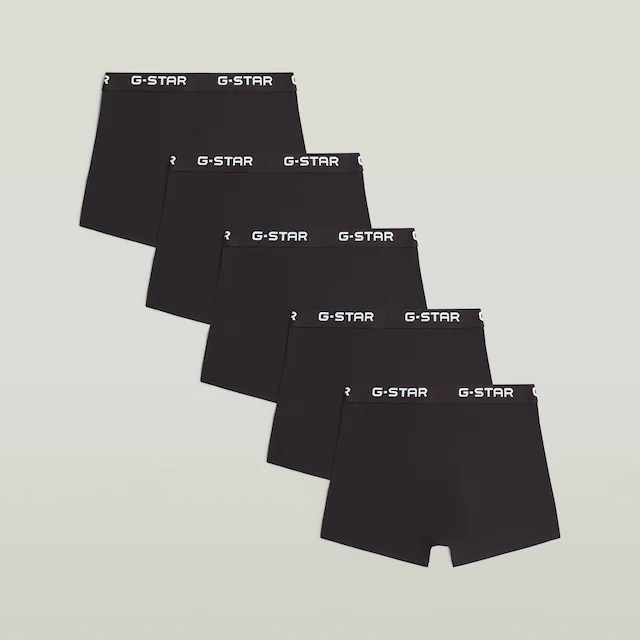 G-STAR Boxershorts »MAIZE, 5 PACK TRUNKS« Packung, 5 Stk. mit Logobund