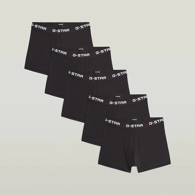 G-STAR Boxershorts »MAIZE, 5 PACK TRUNKS« Packung, 5 Stk. mit Logobund