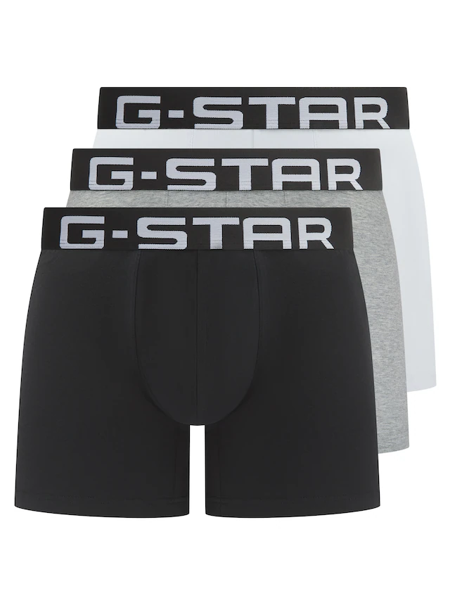 G-STAR Boxershorts »OAK, 3 PACK TRUNKS« Packung, 3 Stk. mit Logobund
