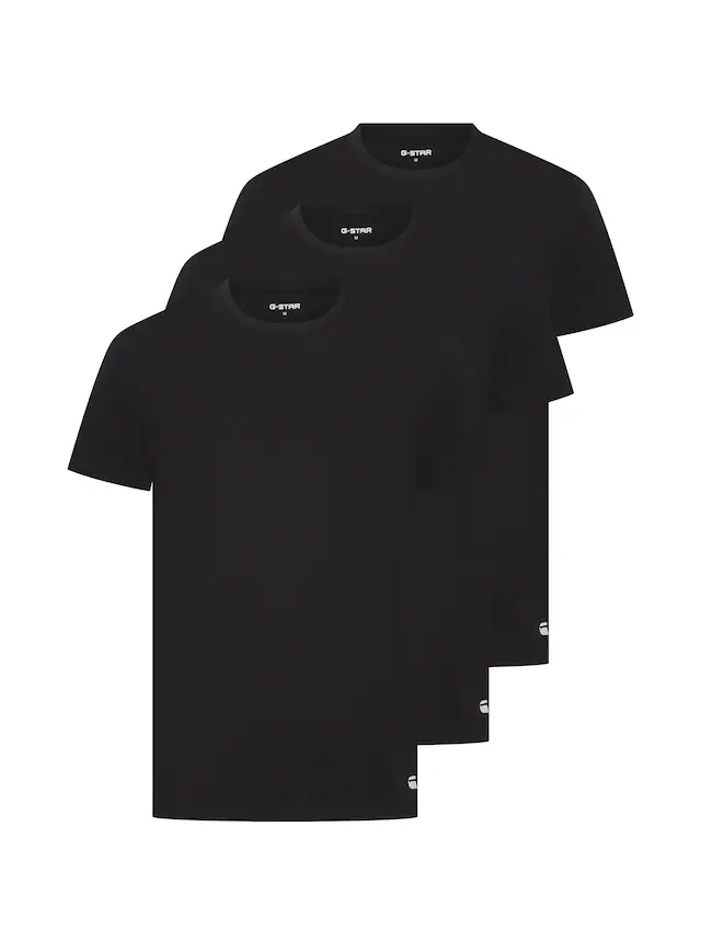 G-STAR T-Shirt »COVE, T-SHIRTS 3 PACK CREW« Packung, 3 Stk. Regular Fit in Rundhalsform