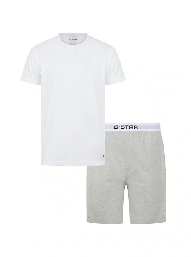 G-STAR Pyjama »SLATE, T-SHIRT & SHORTS« Set, 2 tlg. Regular Fit in Baumwoll-Qualität