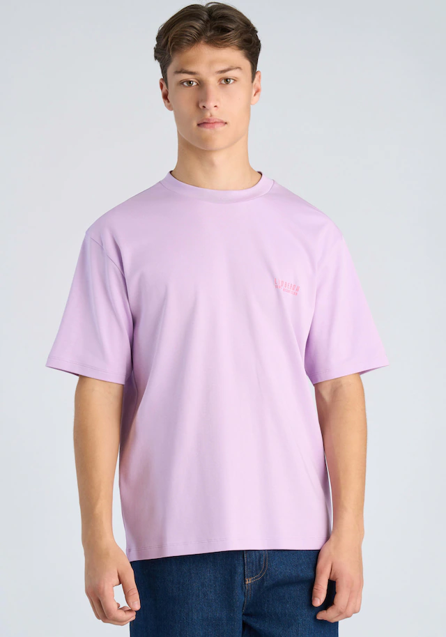 LINDBERGH Kurzarmshirt Sommershirt mit großem Rückenprint / kleinem Frontprint