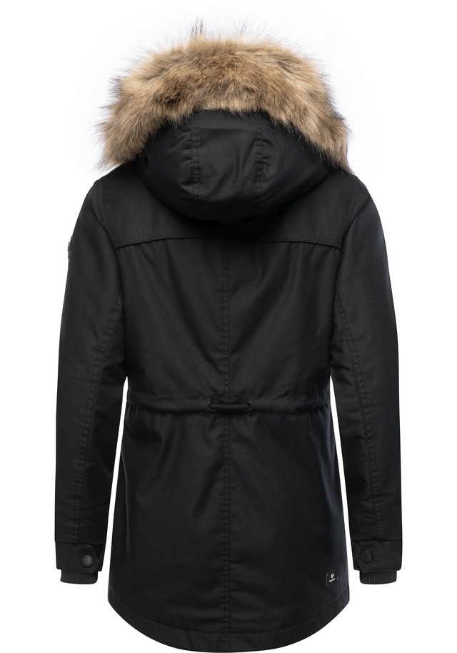 Ragwear Winterjacke »Tawny Short YOUMODO« mit Kapuze Warme Jacke mit großer Kapuze und Kunstfellkragen