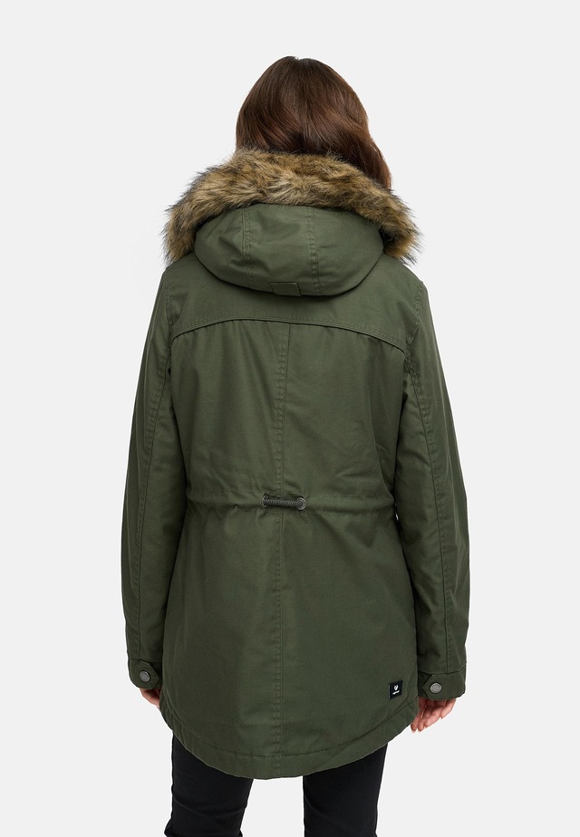 Ragwear Winterjacke »Tawny Short YOUMODO« mit Kapuze Warme Jacke mit großer Kapuze und Kunstfellkragen